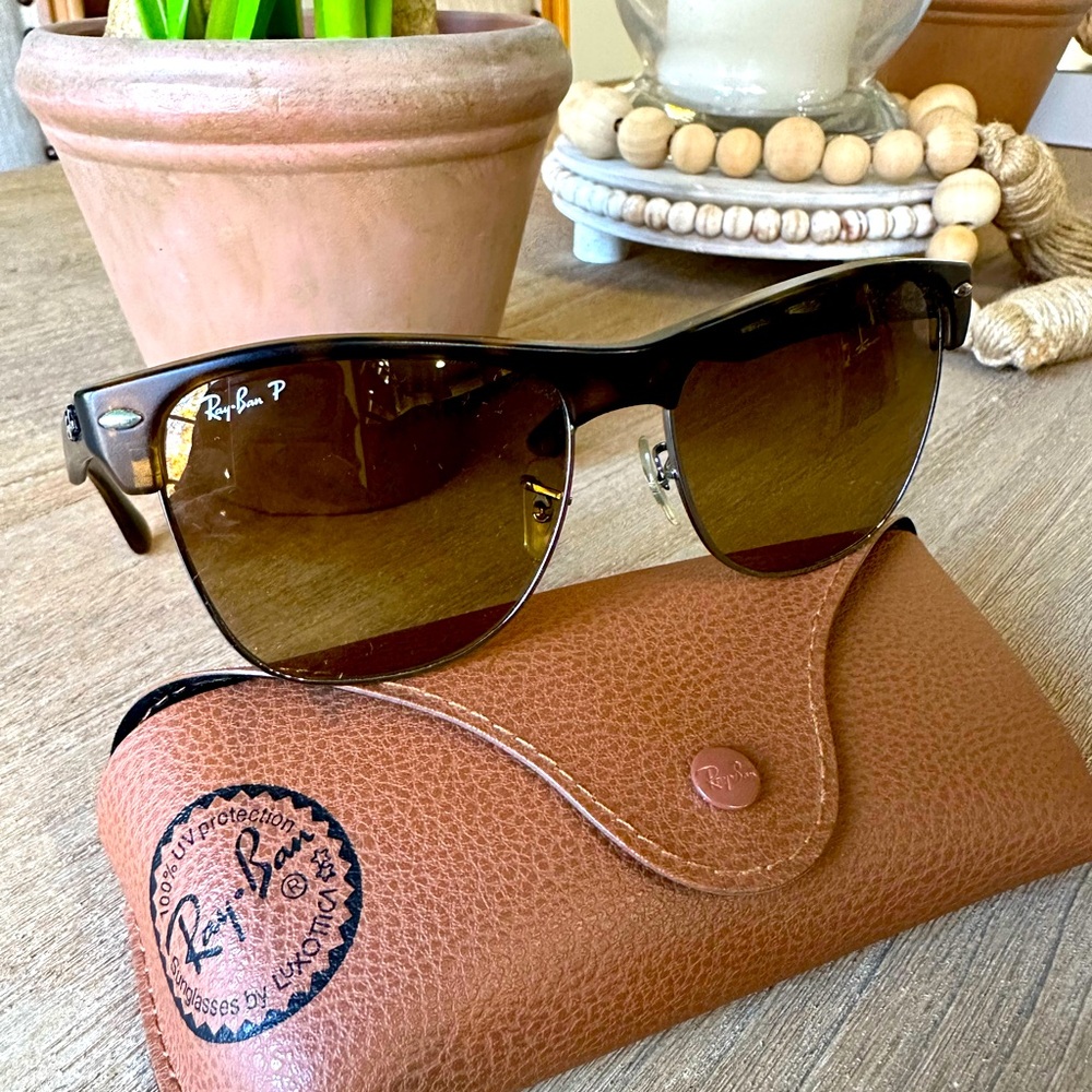 Ray Ban Clubmaster Oversized Sunglasses Unisex